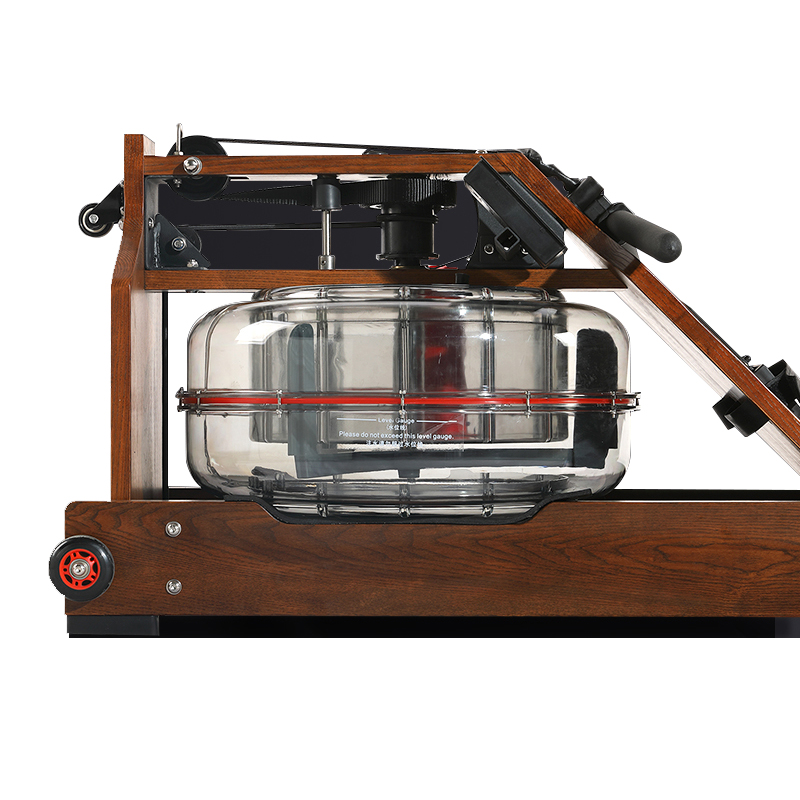 Home Fitness Equipment Training Power Quality Gym Resistance Screen Monitor Machine Wood Water Rower