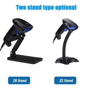 YHDAA Scan Handheld USB 1D Barcode Scanner With Stand Wired CCD Bar Code Reader For Pc System Store Supermarket