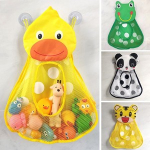 Baby Mesh Basket Kids BathTub Toy Storage <b>Net</b> Folding Hanging Bag Organiser Suction Bag for Bathroom Bath Toy Stuff Collection - Product Image 2