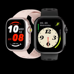 Montre intelligente GPS de haute qualité pour hommes 60 + Modes sportifs Traqueur de sommeil Bande de silicone carrée IP67 Smartwatch Surveillance du sommeil - Product Image 1