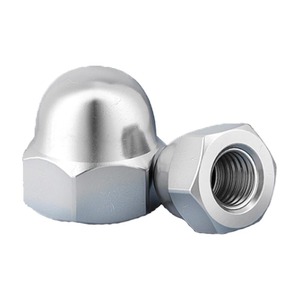304 Stainless Steel Cap Nut M10 Hex Head Metric Grade A Class 8.8 True Colors - Product Image 1
