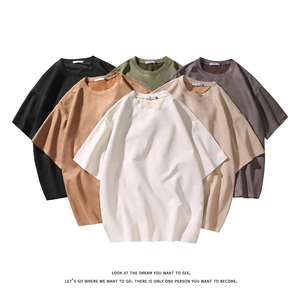 เสื้อยืดผ้าฝ้ายสำหรับผู้ชายเสื้อยืดพิมพ์ลายหน้าจอลำลองโลโก้ออกแบบได้ตามต้องการ - Product Image 4