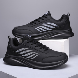 Olicom High Quality Leather Sneakers Lightweight Comfortable <b>Work</b> Gym <b>Safety</b> Shoes <b>Trainers</b> Athletic Sport Height Increasing - Product Image 4