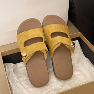 Nuevas sandalias de verano 2025 para mujer, de diseño romano tipo Birkenstock, con hebilla metálica, de punta abierta, planas, premium, para playa y vacaciones. - Product Image 4