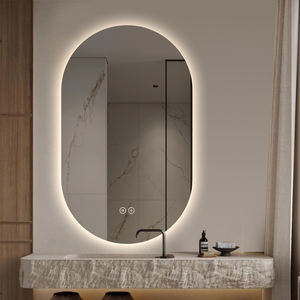 Espejos Inteligentes Miroir <span class=keywords><strong>de</strong></span> <span class=keywords><strong>salle</strong></span> <span class=keywords><strong>de</strong></span> <span class=keywords><strong>bain</strong></span> ovale à <span class=keywords><strong>led</strong></span> design étanche pour le salon avec désembueur - Product Image 4