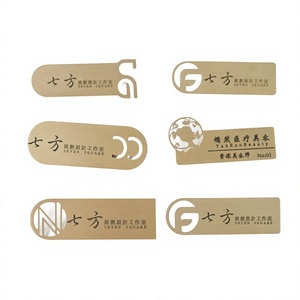 Targhetta Identificativa Personalizzata <span class=keywords><strong>in</strong></span> <span class=keywords><strong>Ottone</strong></span> Spazzolato con Spilla di Sicurezza, Targhetta Metallica Personalizzata per Lavoro, Studio o Licenza - Product Image 1
