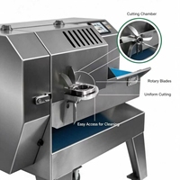 DQC-602A Commerciële Groente- en Vlees Snijmachine 1-60mm Verstelbare Snijder voor Restaurant en Voedselverwerkingsbedrijven