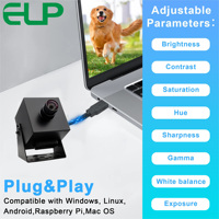 Cámara Web USB 4K 30FPS con Sensor CMOS de 48MP, Gran Angular, Lente sin Distorsión, Sin Necesidad de Controladores para Lightburn