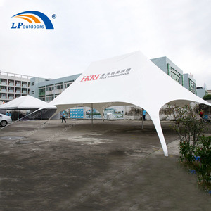 Semplificare la struttura personalizzata 1000D PVC protezione UV doppia <span class=keywords><strong>tenda</strong></span> con paralume a stella superiore per eventi all'aperto - Product Image 3