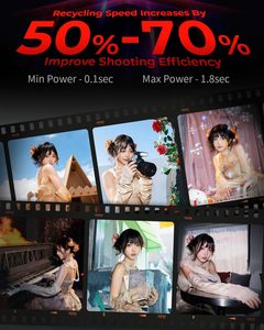 SmallRig RS20ミニカメラ用フラッシュ<span class=keywords><strong>Speedlite</strong></span>キヤノン用ソニーGN12 2000mAhバッテリーOLED 8レベル500フルパワーフラッシュ/1.8秒 - Product Image 3