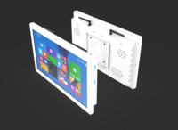 Grosir desain bingkai Monitor layar sentuh portabel logam PC Panel Android untuk aplikasi dudukan dinding luar ruangan