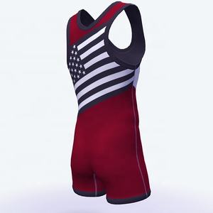 Combinaison de lutte à sublimation personnalisée Combinaison de lutte pour homme Body Wear - Product Image 2