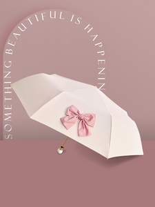 <span class=keywords><strong>Ombrello</strong></span> di Lusso Carino Pieghevole con Manico Rotondo in Perle per Ragazze e Donne, Mini <span class=keywords><strong>Ombrello</strong></span> da Viaggio - Product Image 3