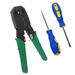 Câble Ethernet 8P 6P Lan Testeur Cutter Pass Through Hand Tool RJ45 Sertissage Outil Réparation Réseau Tool Kit pour <span class=keywords><strong>Home</strong></span> <span class=keywords><strong>Office</strong></span> - Product Image 4