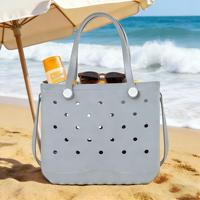 Sac de plage en silicone, en mousse EVA, en caoutchouc, imperméable et durable, personnalisé, grandes, moyennes et petites tailles, vente en gros d'usine, OEM ODM