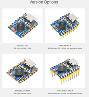 Papan Pengembangan Mini ESP32-S3, Berbasis Prosesor Dual-Core ESP32-S3, Frekuensi Operasi 240MHz, Wi-Fi 2.4GHz & Bluetooth 5