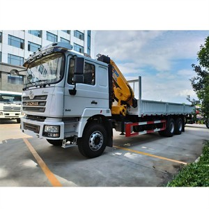 Camion grue de marque Shacman 6x4 à 10 roues, conduite à gauche, camion de transport avec grue - Product Image 4