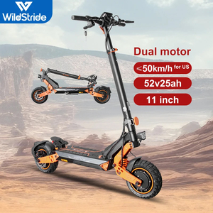 Scooter Todoterreno para Adultos, Llantas de 11 Pulgadas, Batería de Litio de 52V, Motor Doble, Certificado, Almacén en EE. UU., Scooter E9G - Product Image 1