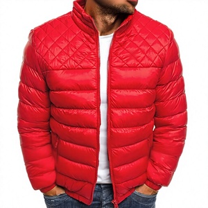 Wholesale <b>Men</b> Winter Puffer <b>Jacket</b> Bubble Quilted <b>Utility</b> Coat Warm Insulated Outerwear Custom Logo OEM ODM Manufacturer - Product Image 5