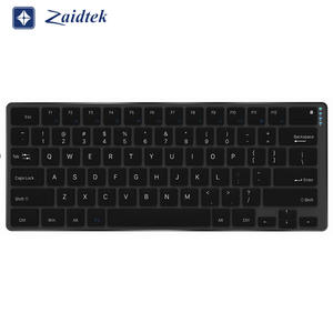 Teclado Inalámbrico Multimedia Mini de 78 Teclas con Sincronización Multidispositivo para Laptop, PC, <span class=keywords><strong>Pad</strong></span>, Macbook, Tablet - Product Image 2