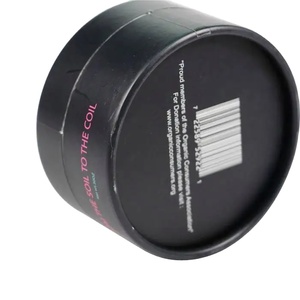 Tubo redondo de papel de embalaje de extensión de pelo negro personalizado con logotipo personalizado - Product Image 2