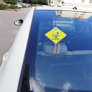 Baby aan boord Kinderen aan boord Letter Autosticker met verwijderbare lijm voor auto raamdecoratie - Product Image 6