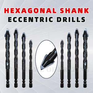 Carbide xoắn ốc gạch gạch thủy tinh gốm bê tông sáo khoan <span class=keywords><strong>bit</strong></span> Bộ Hex Shank nề Lập Dị khoan khoan <span class=keywords><strong>bit</strong></span> - Product Image 2