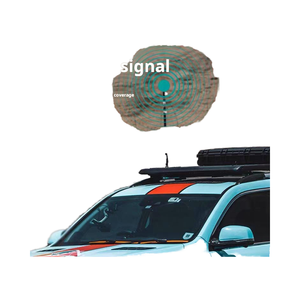 Antena móvil de fibra de vidrio de 73cm mejorada 50W VSWR <1,5 144/430MHz 2,15/5.2dBi ganancia para Hytera MT680 Plus Walkie Talkie - Product Image 1