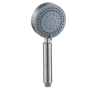 Cabezal de ducha de mano con 5 funciones, ahorrador de agua, de acero inoxidable cromado, con filtro, para renovación de baños en apartamentos. - Product Image 1