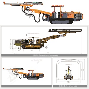 Foreuse sur chenilles KAISHAN à <span class=keywords><strong>marteau</strong></span> supérieur pour le forage souterrain et le dynamitage des roches dans l'exploitation minière - Product Image 6