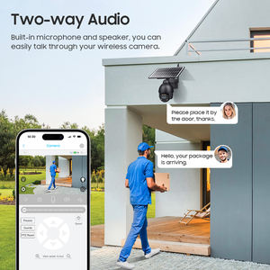 Ubox HD 12x Zoom 4G Güneş Enerjili Ağ Bağlantılı Düşük Güç Tüketimli CCTV Dış Mekan IP66 PIR İnsan Algılama Gözetim Kamerası - Product Image 5