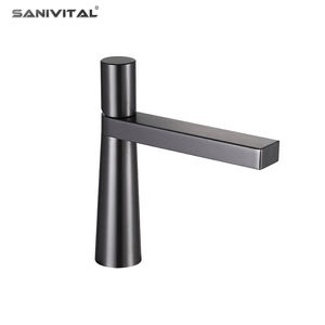 <span class=keywords><strong>Grifo</strong></span> de Lavabo SANIVITAL de Alta Calidad, de Aluminio, de un Solo Orificio, Montado en Cubierta, Agua Fría y Caliente, Mezclador para Baño y Salón - Product Image 1