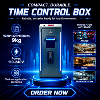 Boîtier de contrôleur de synchronisation mécanique à réglage automatique pour paiement par billets et pièces, avec alimentation fluide et contrôle par minuterie, pour cabine téléphonique