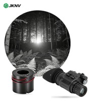 Perangkat Penglihatan Malam Monokuler Pvs14 Gen 3 Fosfor Putih P45 FOM1800 Penguat Gambar Perbesaran 1x 50 FOV 800-1800mAh