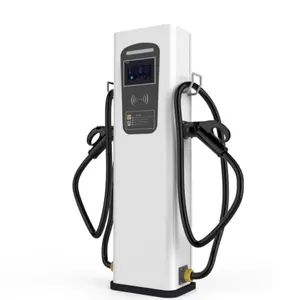 Floor type 60KW-80KW DC charging pile is used for electric vehicle commercial fast charging station pile dual gun