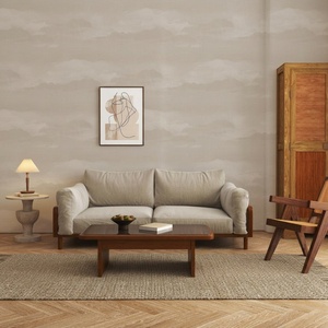 Tissu d'ameublement non tissé à motifs floraux, imperméable et anti-moisissure pour usage commercial # Série Guofeng - Product Image 1