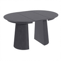 Table à manger rétractable en bois massif de style moderne, imperméable, écologique, ronde, 10 places