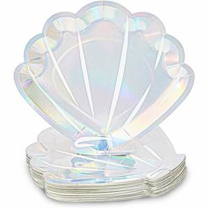 Platos Desechables de Papel con Diseño Holográfico de 9 Pulgadas, Estilo Moderno, Decoraciones para Fiestas Temáticas, Cumpleaños y Días Festivos, Gran Venta - Product Image 2