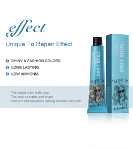 สีครีมย้อมผมนกยูงสีน้ำตาลสำหรับร้านเสริมสวยมืออาชีพกันน้ำ - Product Image 6