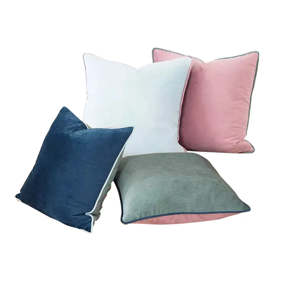 Home Decorative Covers Soft 4 pcs set 18*18 velvet throw pillows for Bedroom Living Room Car