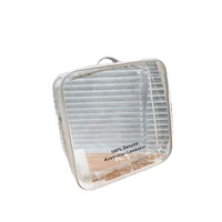 Sac de rangement durable pour couverture, couette, oreiller, couvre-lit, ensemble de literie avec fermeture éclair et poignée, imprimé en sérigraphie PVC