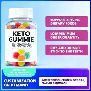 Premium Keto diyet hapları ve odak ve destek metabolizması Premium Ketogenic formülü (60 Gummies) Keto patlama sakızlı - Product Image 2