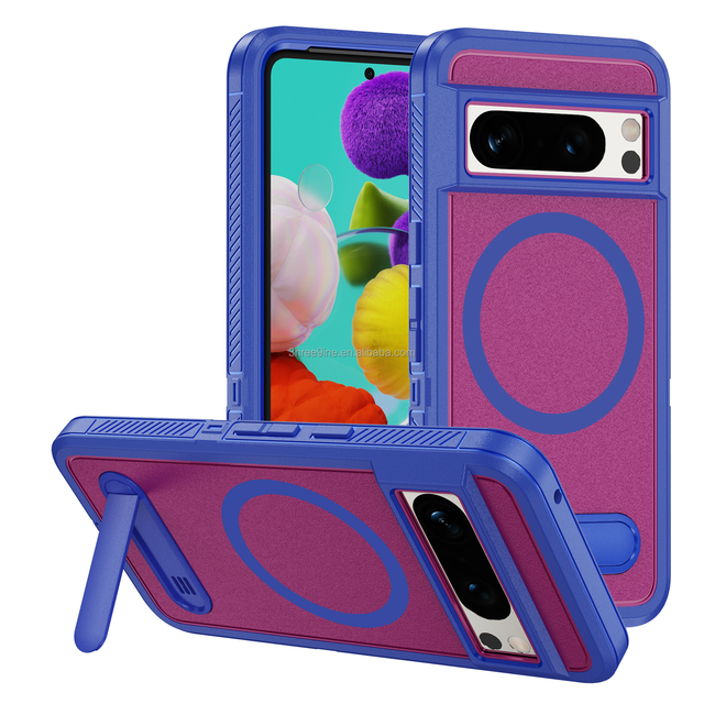 Dual Layer Drop-Proof Armor Wireless  Heavy Duty Stand  Magnetic Phone Case  for Google Pixel 10 Pro XL Pixel  11PRO XL