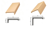 Encadrement de porte WPC sur mesure, résistant à l'usure, avec raccordement sans joint, pour bordure de porte intérieure, assorti aux ensembles de portes