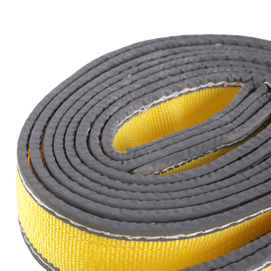 भारी शुल्क आपातकालीन कार टो रस्सी 100% पॉलिएस्टर 5 टी क्षमता 50 मिमी अनुकूलित लंबाई वाहन रिकवरी स्ट्रैप - Product Image 6