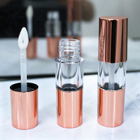 Nouveaux tubes de gloss à lèvres en ABS, contenants vides avec grande brosse et service d'étiquetage, 6 ml, logo personnalisé pour fard à joues et gloss à lèvres