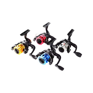 Moulinet de pêche sur glace HL200 petite <span class=keywords><strong>taille</strong></span> Poissons Cross-Border Road Ya Wheel Rock Fishing avec boîte de ligne et bras de tour pliant - Product Image 5