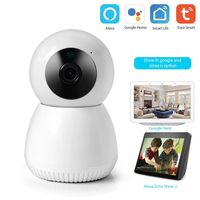 Petite caméra de sécurité Caméras de vidéosurveillance numériques Caméra PTZ intelligente de sécurité WiFi sans fil d'intérieur