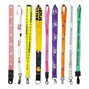 Custom Eco-friendly Washable Polyester Sublimation Lanyards with Carabiner Hook Silk Screen <b>Personalized</b> Logo Low MOQ 100pcs - Product Image 5