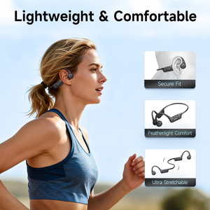 Auriculares Deportivos de Conducción Ósea LOBKIN V6.0, Resistentes al Agua IPX-6, Cancelación de Ruido ENC, Diseño de Gancho para la Oreja, Batería de 200 mAh, Dispositivo Dual - Product Image 2